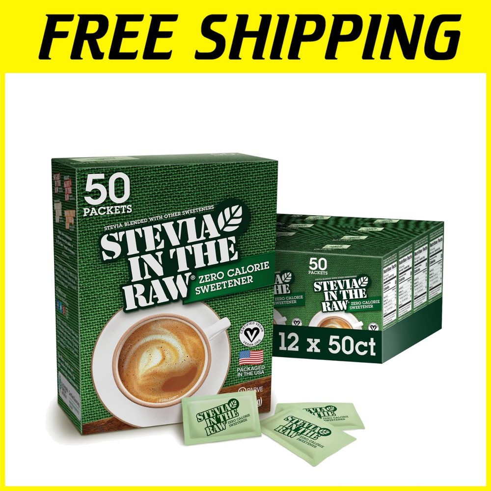 Stevia Sugar Substitute, No Erythritol, 12 Pack