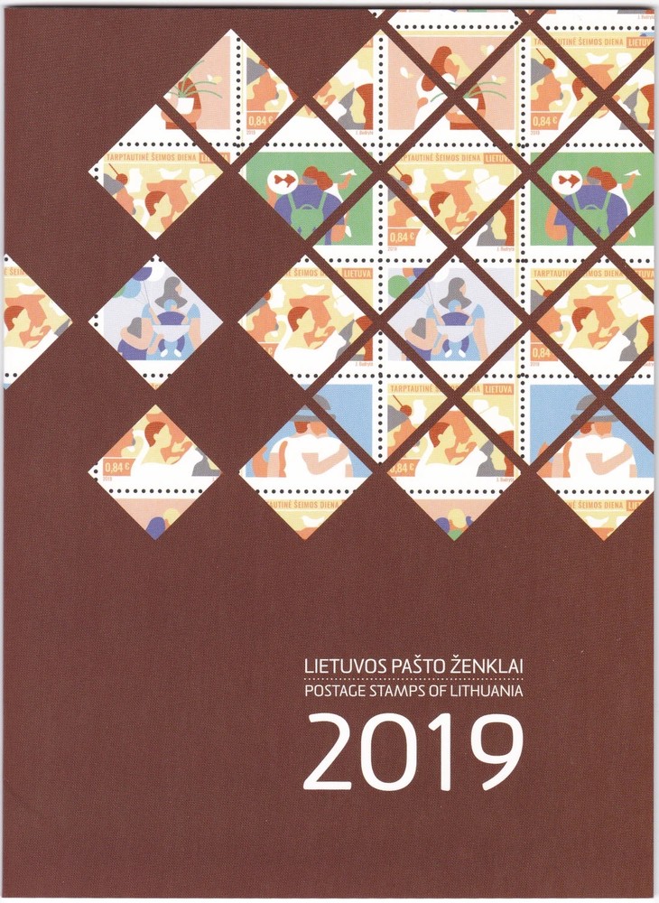 Lithuania Official Stamp Year Set 2019, MNH