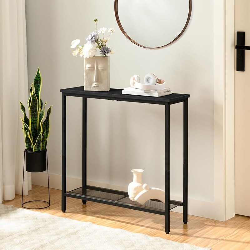 Multifunctional Console Table Small Space Entryway Sofa Table Storage Shelf New