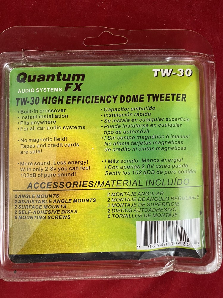 Quantum FX Dome Tweeter TW-30