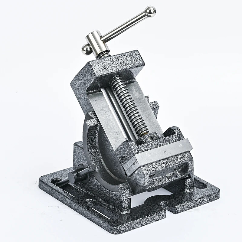 Machine Vise Drill Press Adjustable Angel Tilting Bench 3'' for Drill Machine