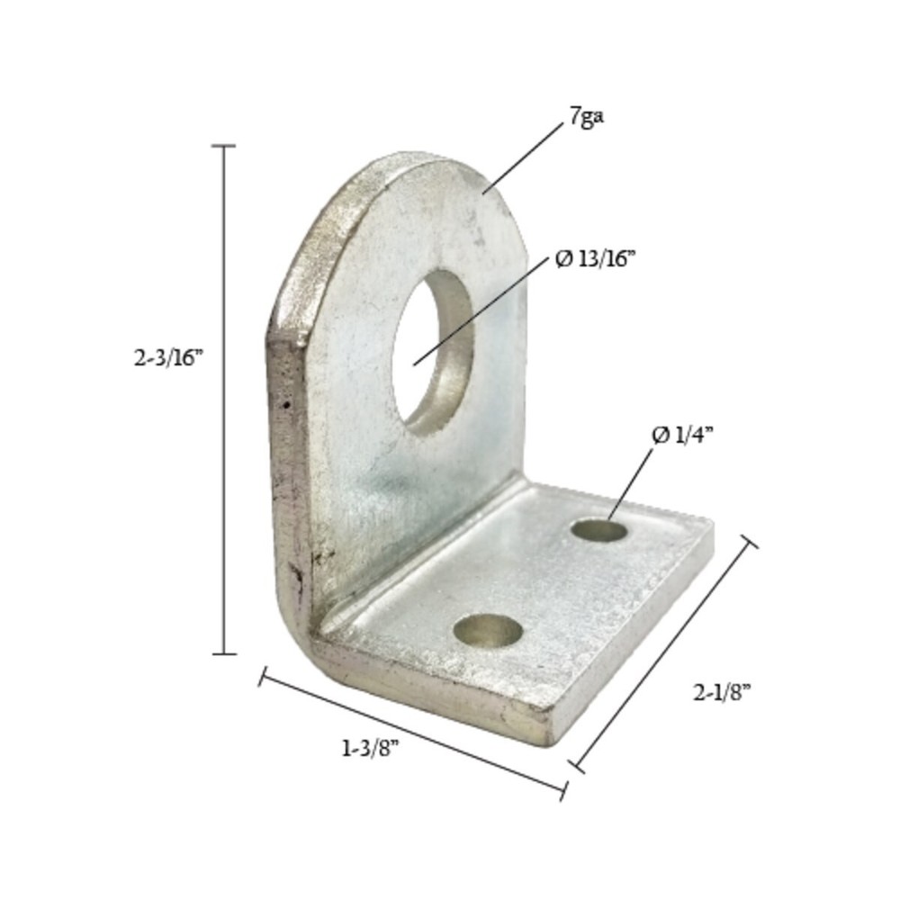 Latch Keeper for Spring Latch Barrel Trailer (3/4" Pin)