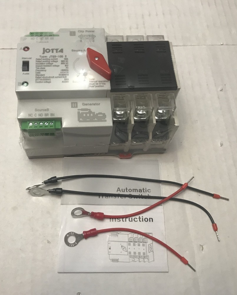 Jotta Dual Power Automatic Transfer Switch Type JTQ3-100