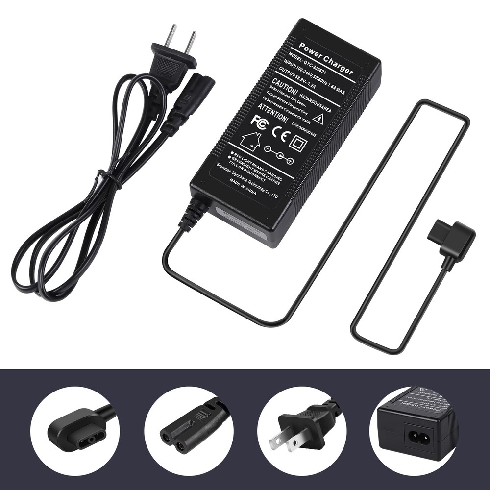 58.8V 1.2A 70W Charger Replacement for Ninebot S-Plus/Mini Plus/S Plus/Mini-Plus