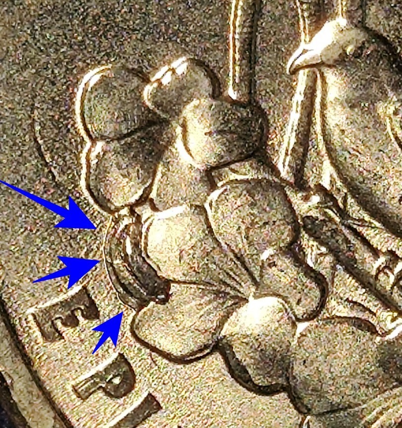 2009 P  US Virgin Islands Unc. BS  die chip   Error