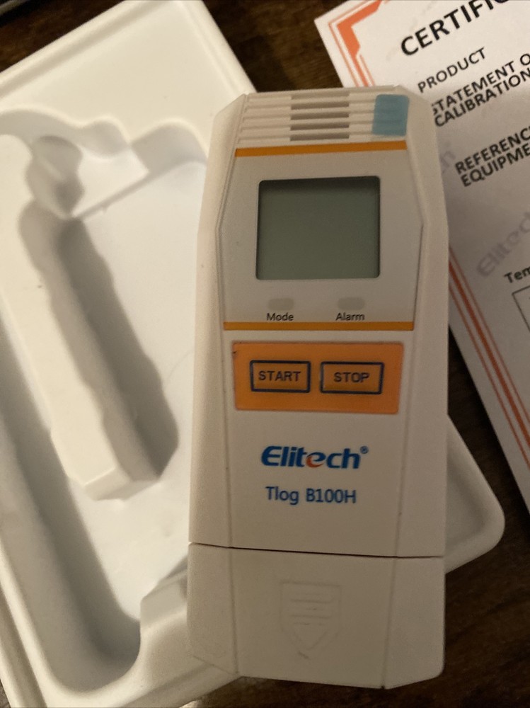 Elitech Tlog B100H Temperature & Humidity Data Logger Wireless Reusable PDF
