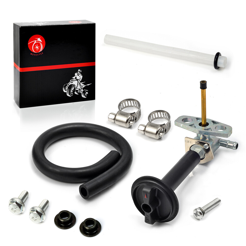 Tank Fuel Valve Petcock With Lever Screws For Honda Rancher 350 TRX350 2000-2006