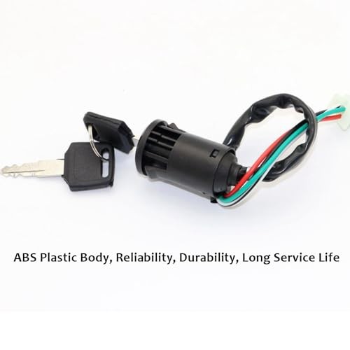 Replacement Keys with Ignition Switch Set for Electric Scooter Accessories, 3