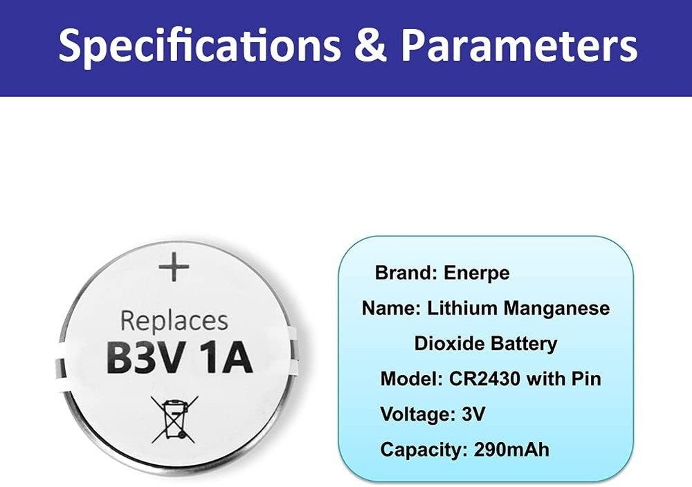B3V 1A Replacement Battery High Capacity Compatible with High Tech Electronic Co