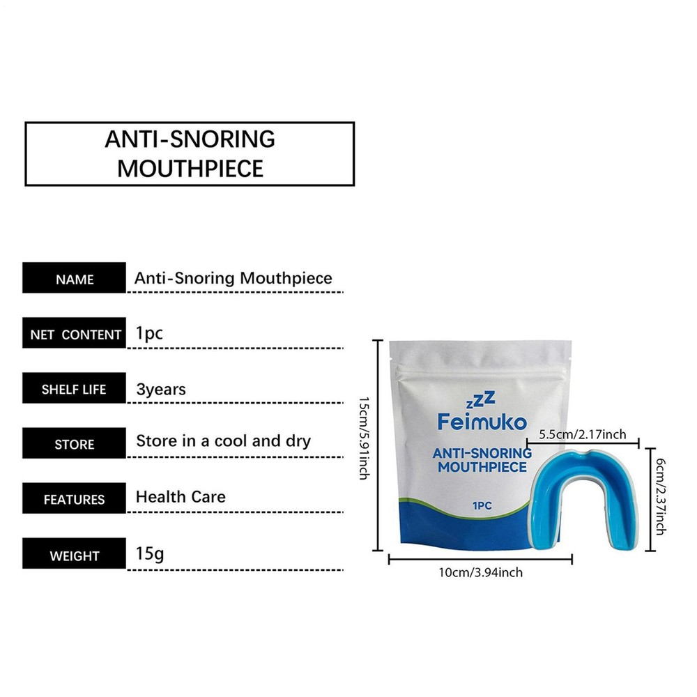 Snore Mouthpiece Nighttime Protection Bite Guards Devices
