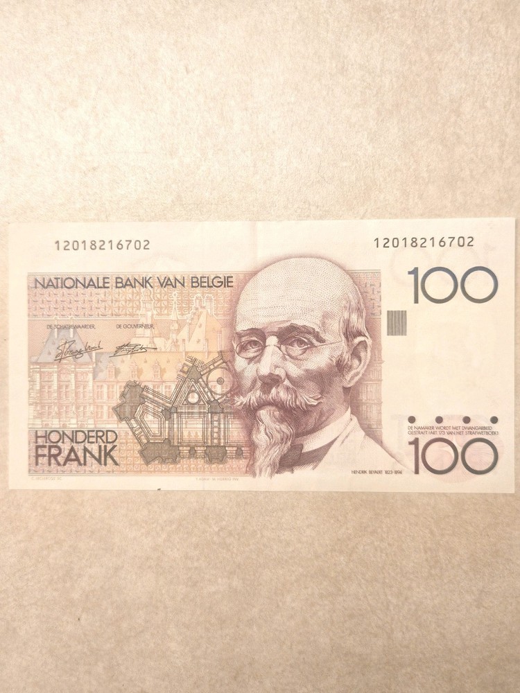 Belgium 100 Francs 1994 UNC Banknote