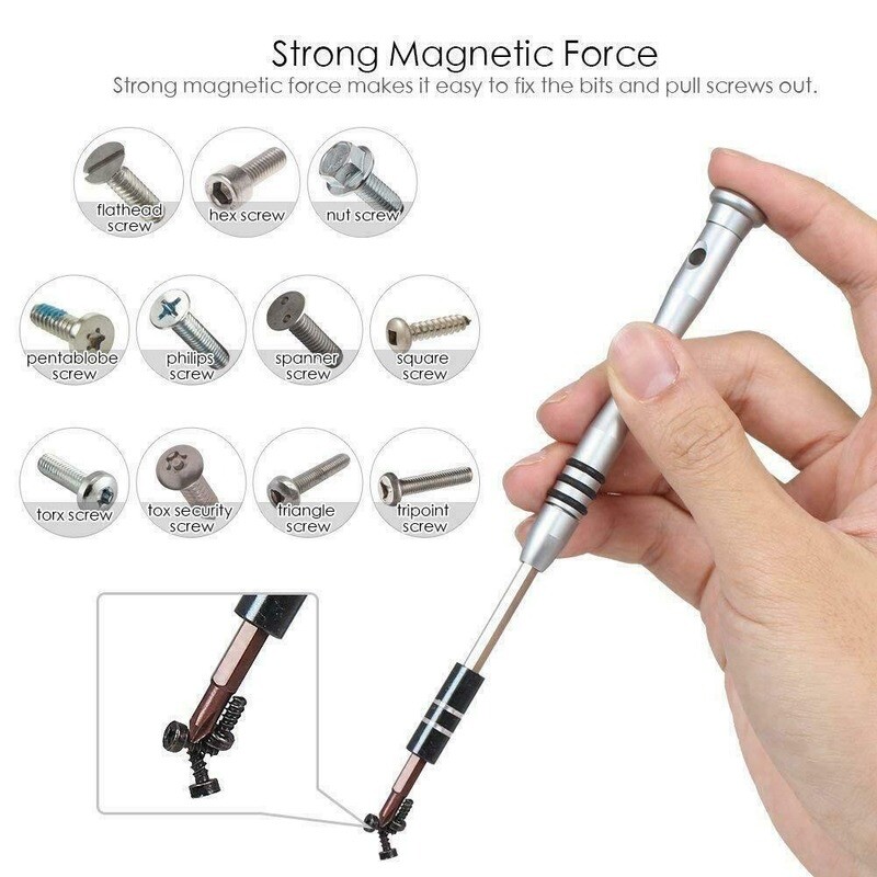 80 Piece Precision Repair Tool Kit Electronics Screwdriver Computer Smartphone