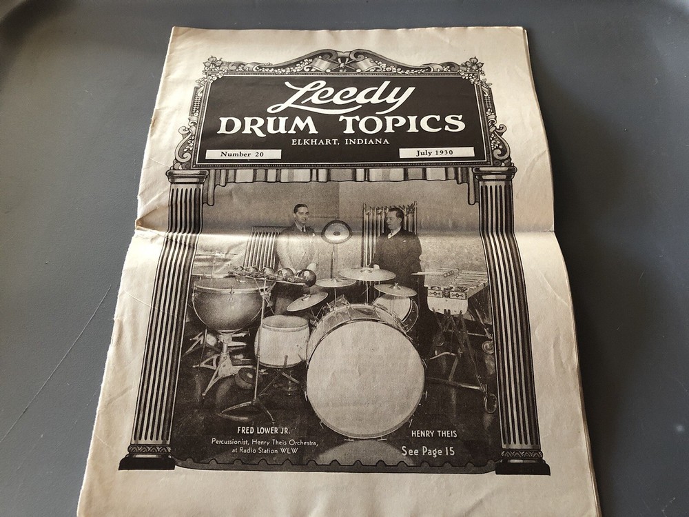 Vintage Leedy Drum Topics #20
