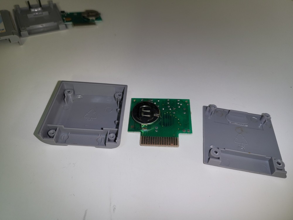 NEW Blue/White MEMORY CARD for NINTENDO 64 N64 Easy Replaceable Battery #E15