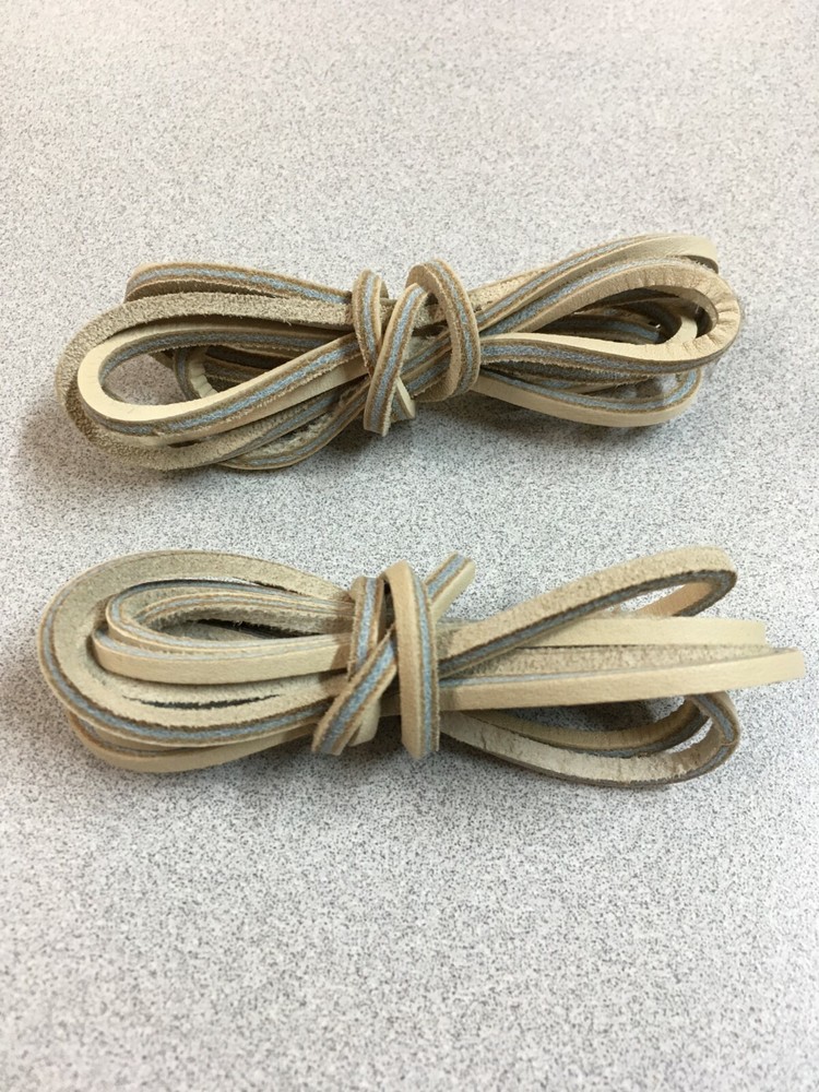 ONE PAIR CAMEL - 72" Rawhide Leather Shoelaces Strings Boat Shoe Boot Laces