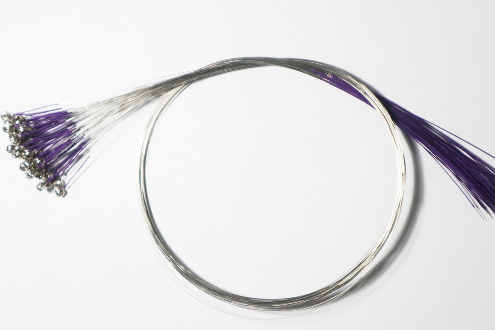 100pcs Violin E strings ,4/4-3/4 Size Steel E String for Violins, High Quality