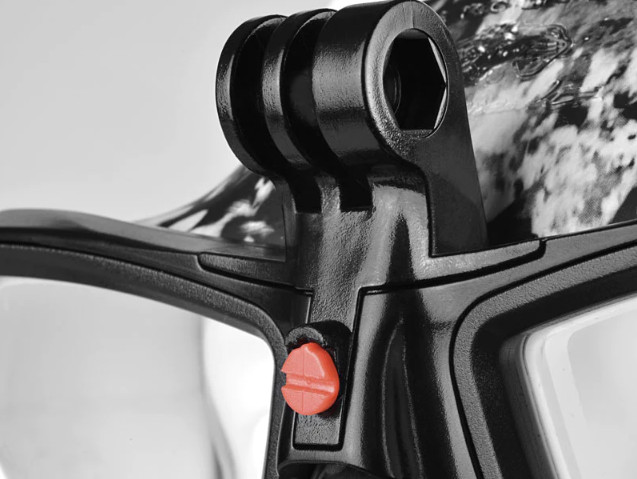 H. DESSAULT ELEMENT MASK WITH CAMERA MOUNT (BLACK)