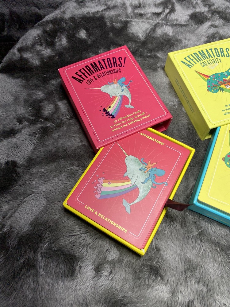 Affirmators! 3 Pack Bundle Set (Love & Relationships, Creativity….)
