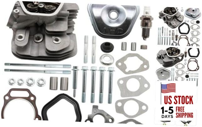 Assembled Cylinder Head Kit, Replacement for Predator 420cc Non Hemi Engine,