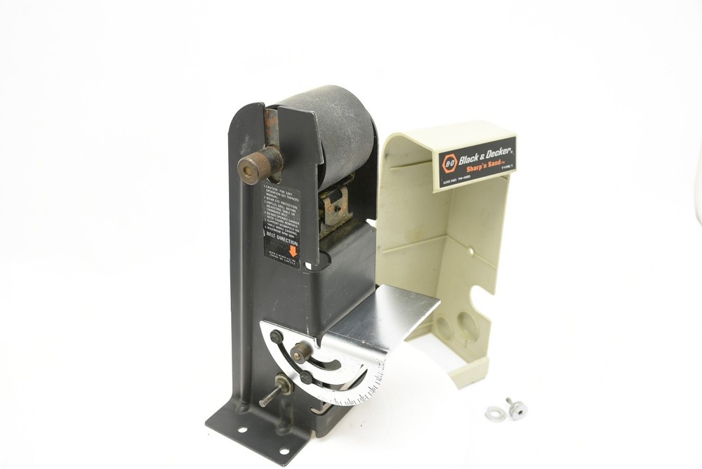 Black & Decker Sharp N' Sand 74-495 Drill Powered Belt Sander / Sharpener Works!