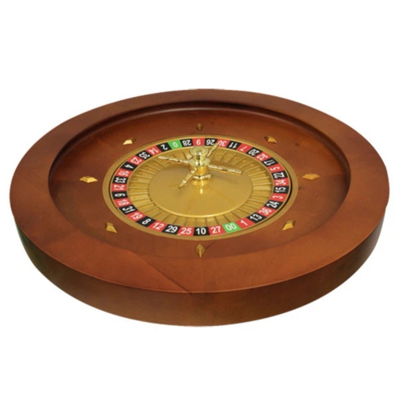 20" Solid Wood Roulette Wheel for Roulette Tables by MRC POKER
