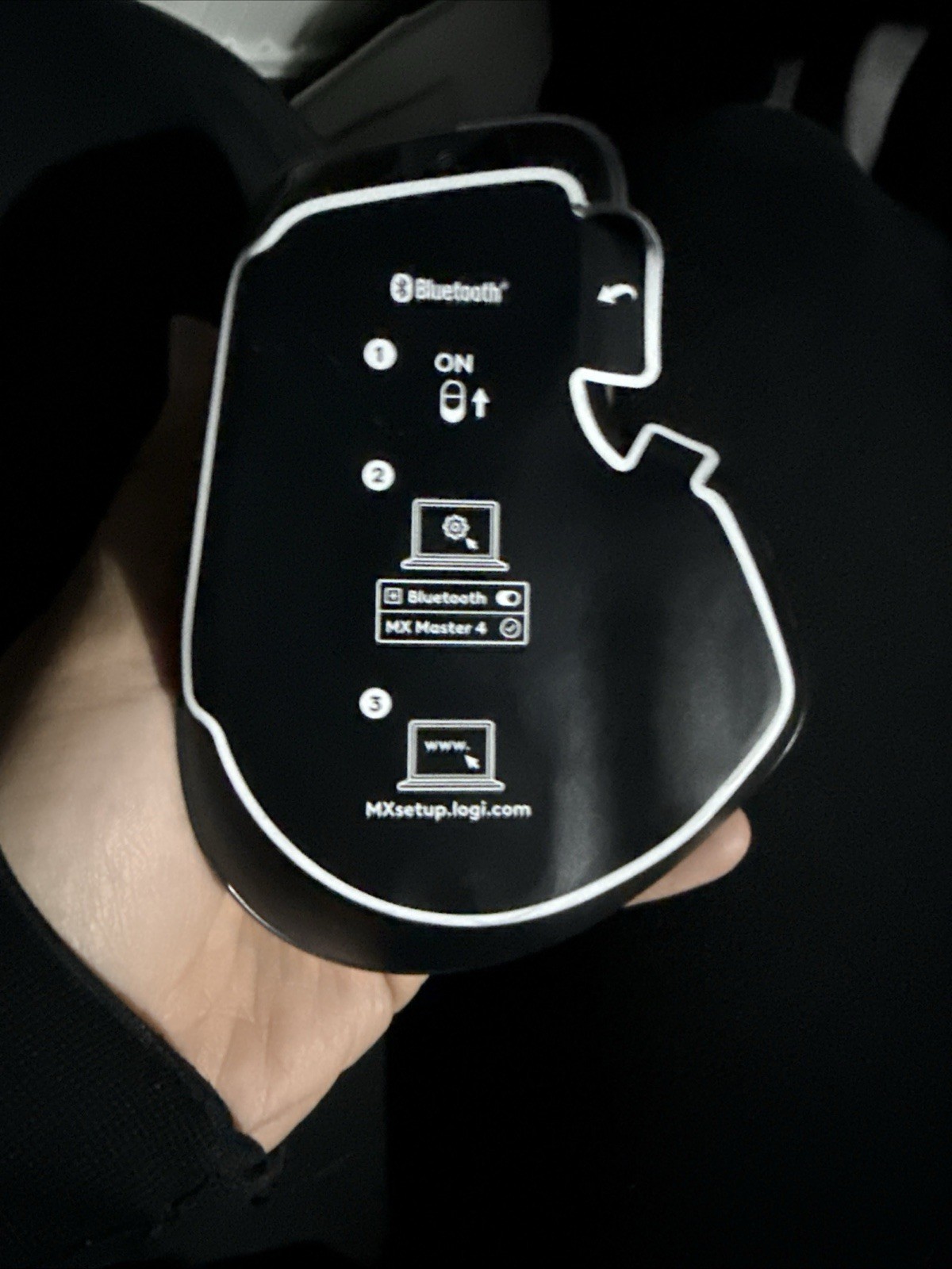 Logitech MX Master 4 for Mac Ergonomic Bluetooth Mouse, Advanced Haptic Feedback