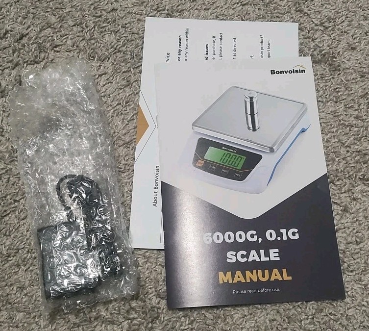 Digital Scale 0.1 Gram Accuracy Precision Lab Scale 6000g Scientific Digital ...