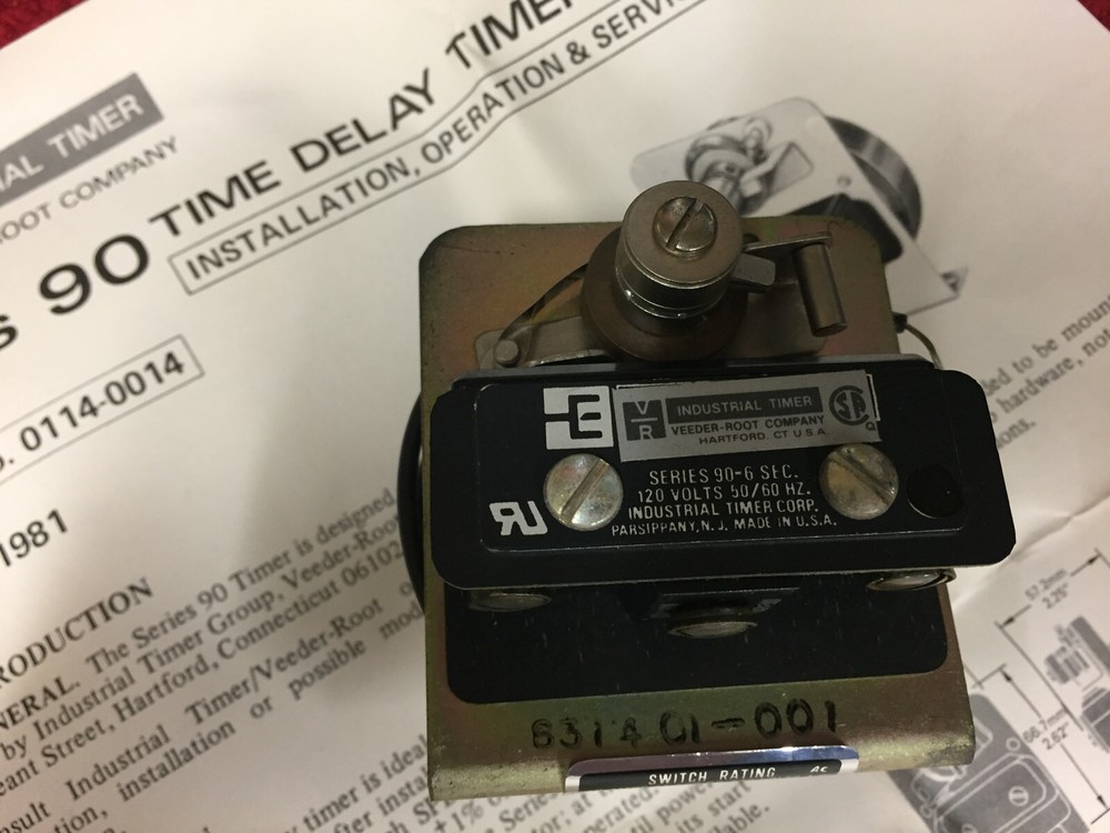 ITC INDUSTRIAL TIMER SERIES 90 6 SEC 120-50-60 CY