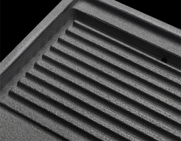 heavy stone tea tray black stone tea table water draining tea serving trays new