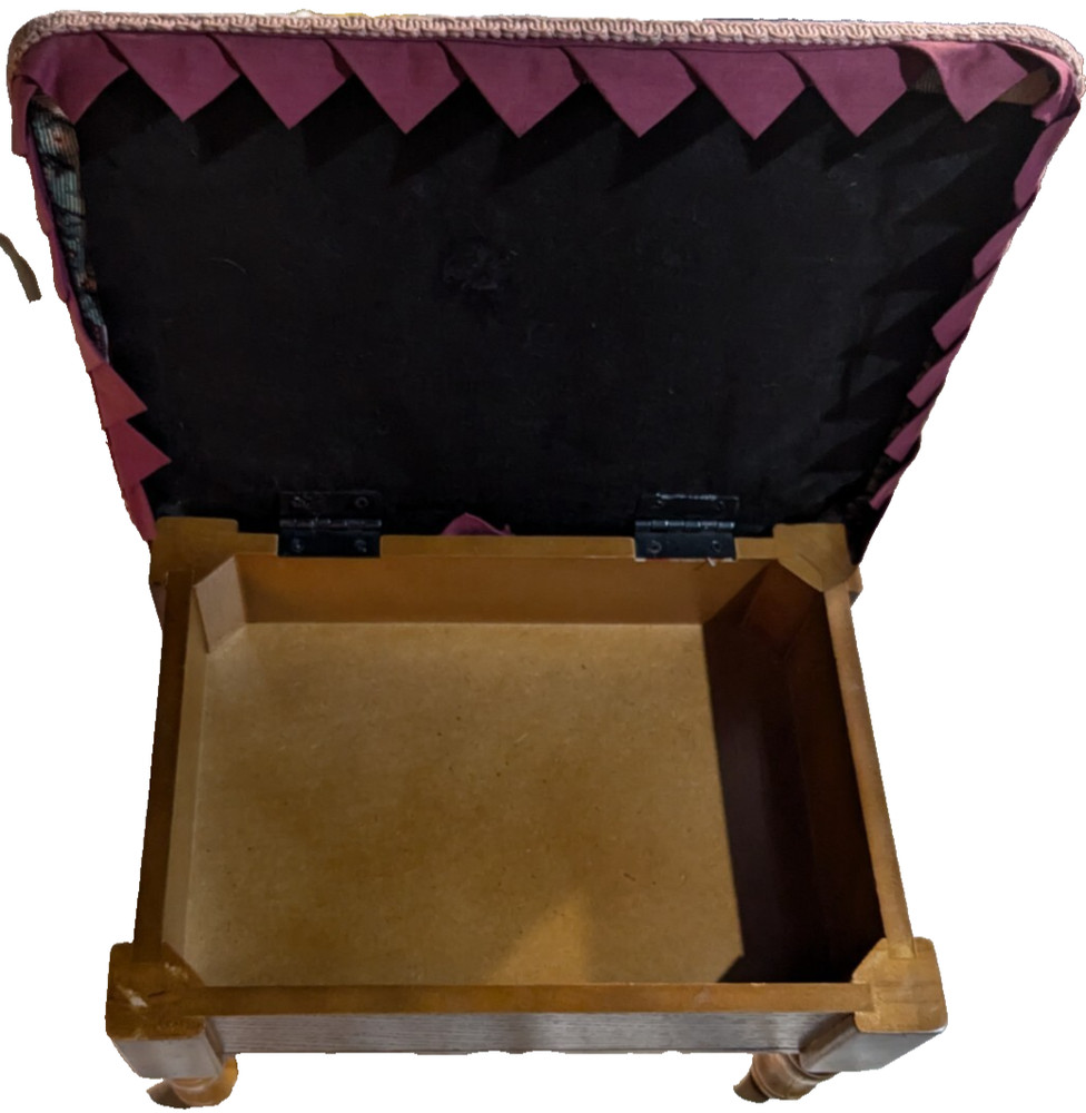 Powell Tapestry Vintage Foot Stool & Storage