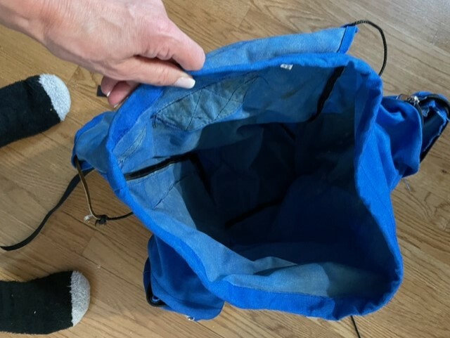 Blue High Adventure Hiking Backpack