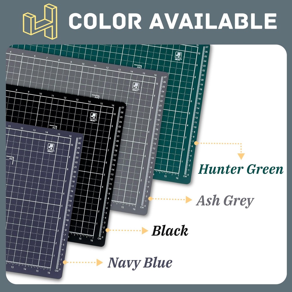 Flip Cutting Mat Note A3 Inch Version 12x18 Foldable Grid Black Craft Board