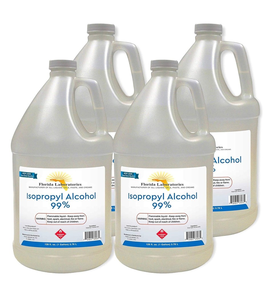 Isopropyl Alcohol Grade 99% Anhydrous 4 Gallon