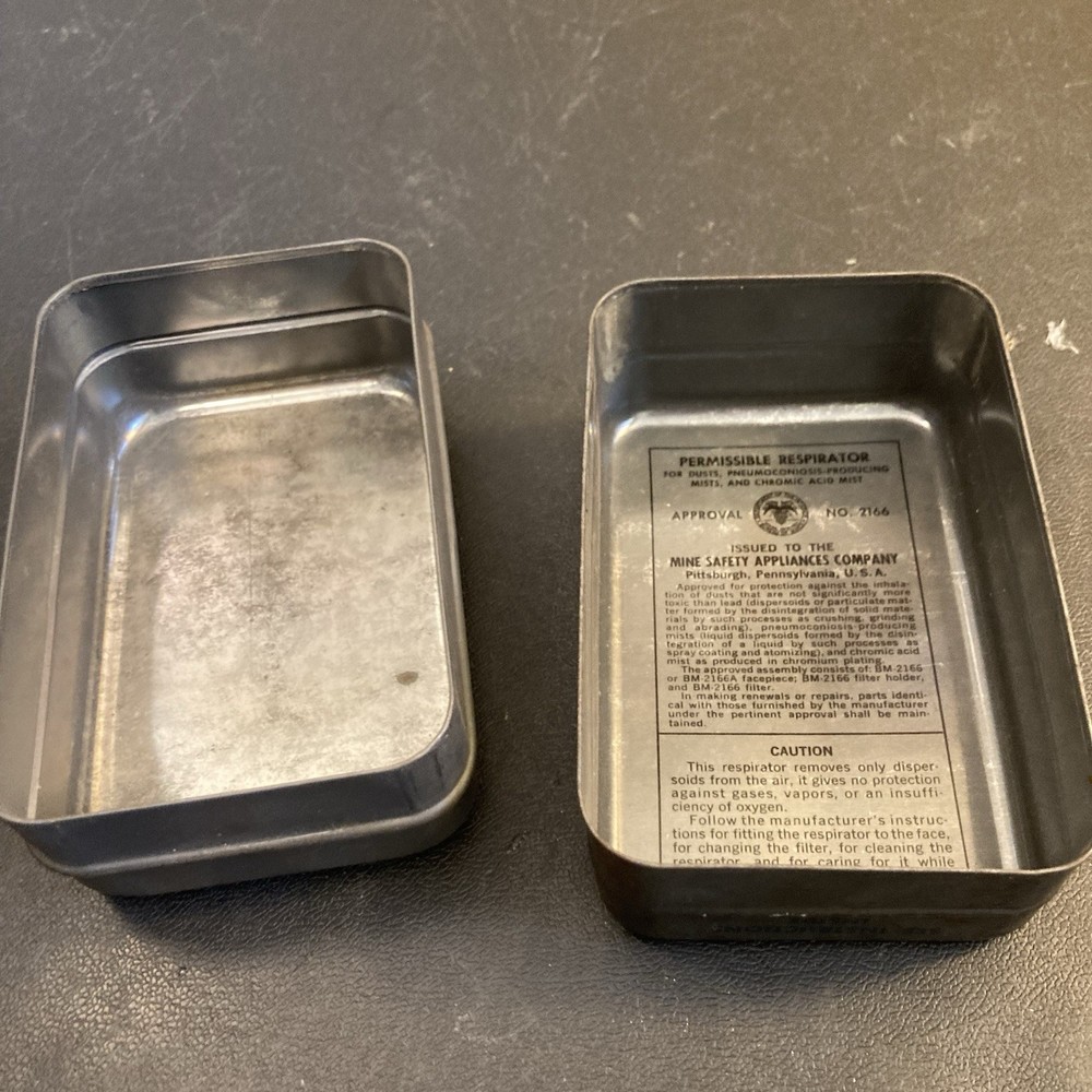 Dustfoe Mining Tin 66 Vtg Pittsburgh