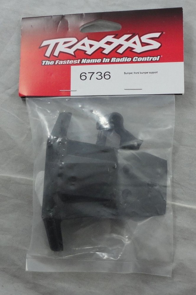 Front bumper & Bumper Support Fits Traxxas Rustler 4x4 TRA6736