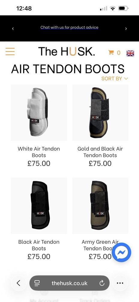 HUSK Ventilated Tendon Boots
