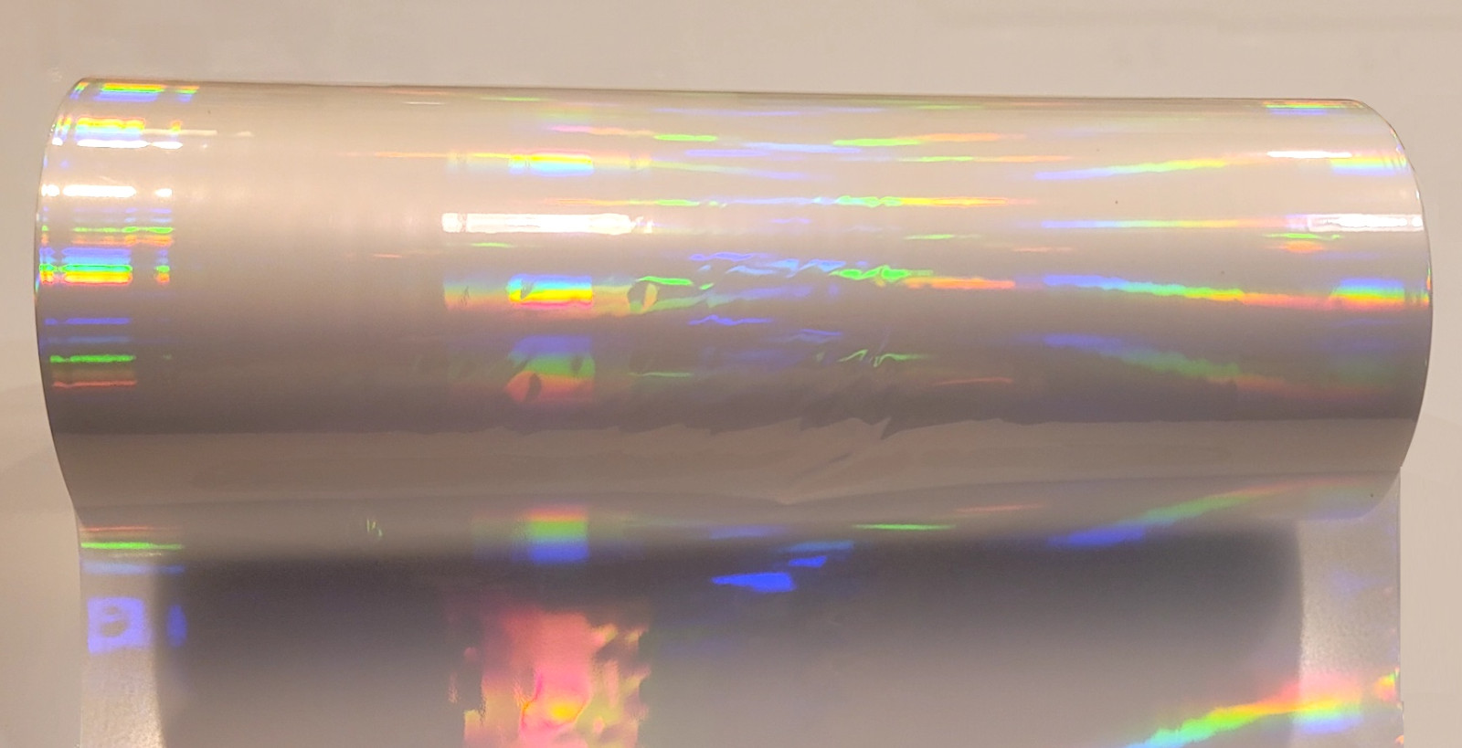 1.6mil Clear Rainbow Holographic Laminating Roll Film 12.75" x 1000', 3" Core
