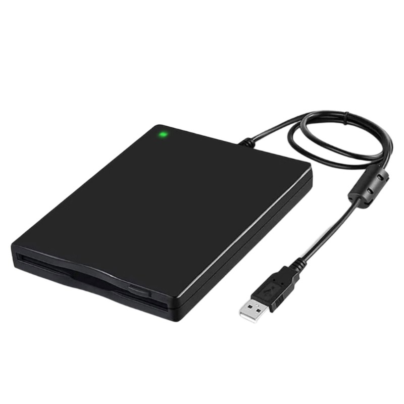 Plastic 3.5inch ExternaUSB Floppy Disk Drive For Archiving Old Documents