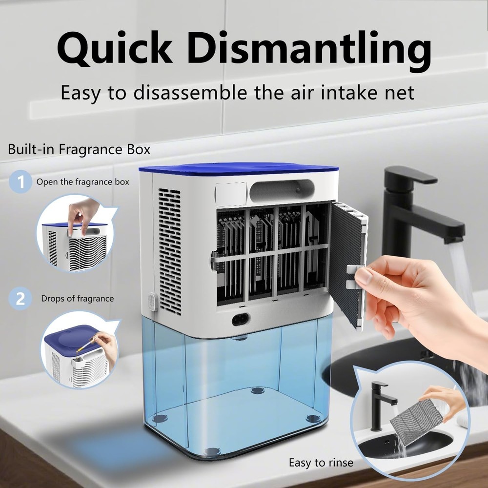 Quiet 105 oz Dehumidifier for Home