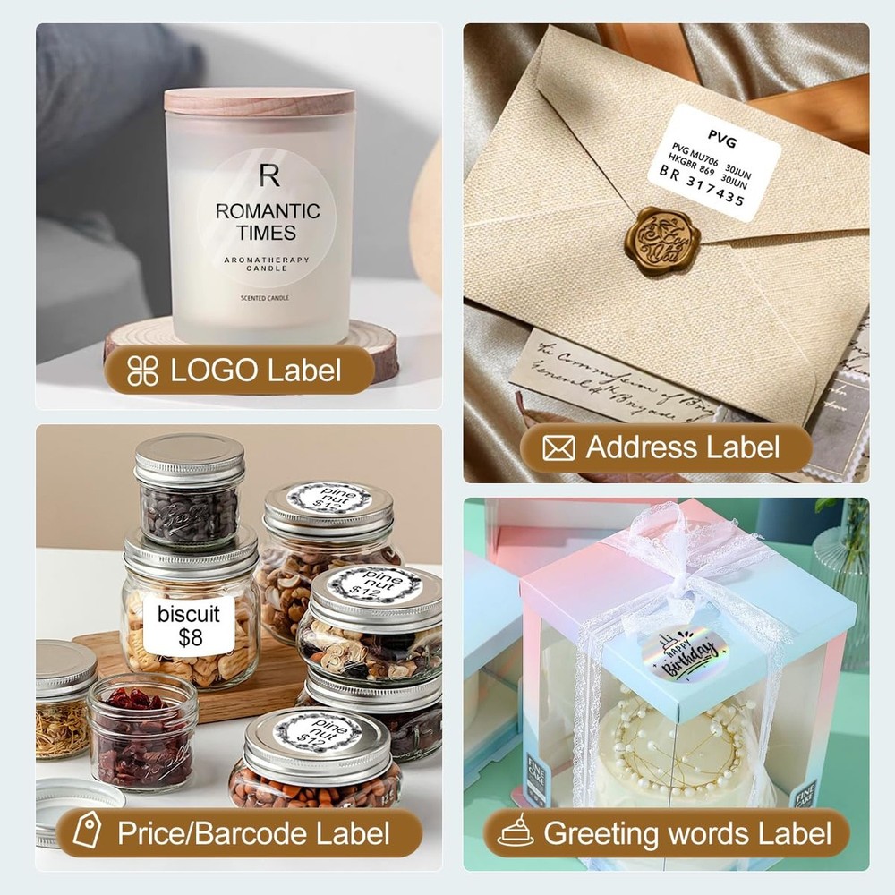 Label Maker - 2 Inch Thermal Label Printer L7 Portable Bluetooth Label Maker ...