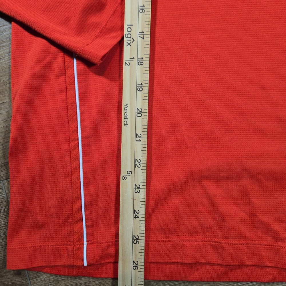 PUMA Golf Mens M Red 1/4 Zip Performance Pullover Jacket USP Dry