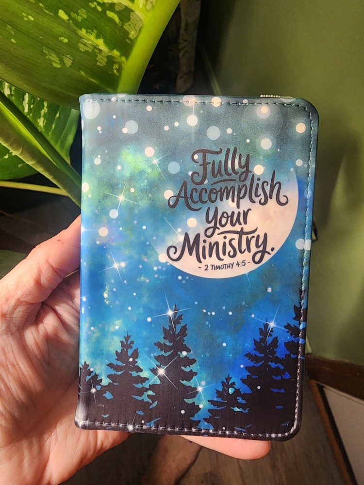 JW Mini Tract Holder - Moonlight - Personalized