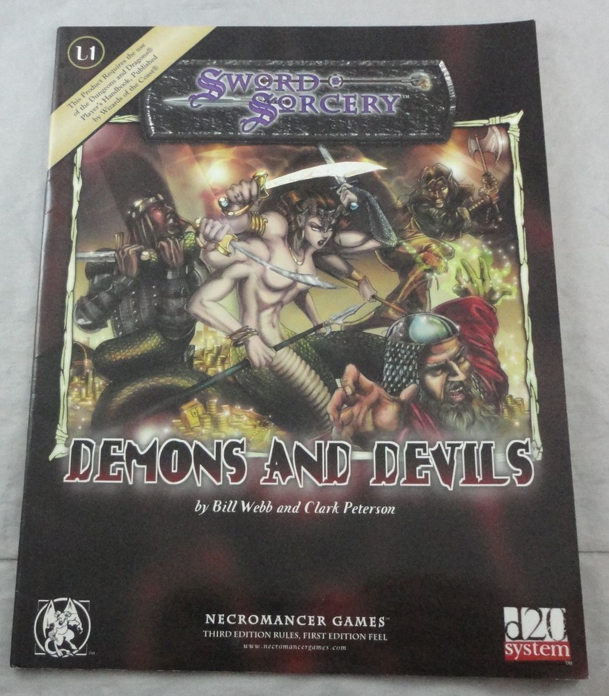 Dungeons & Dragons d20 3rd Ed L1 Demons and Devils Adventure Module D&D WW8354