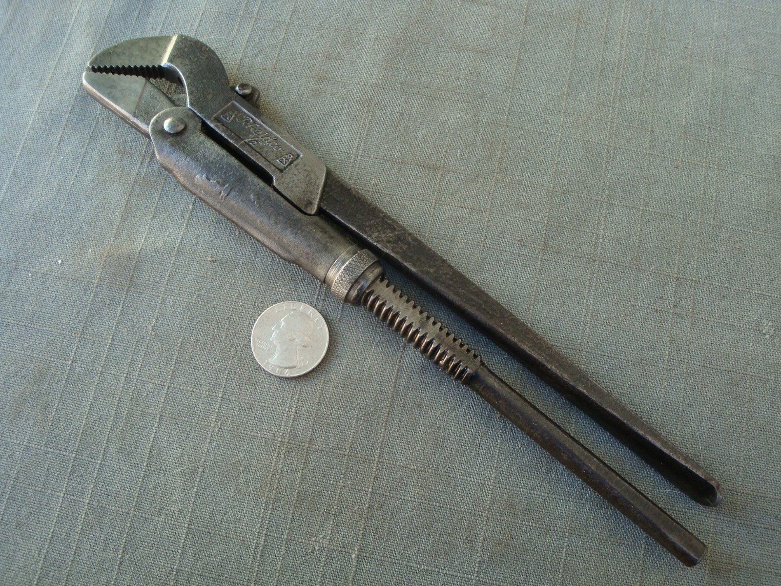 Vintage 10" Rheidco German Swedish Pipe Spanner Wrench Gedore No.175