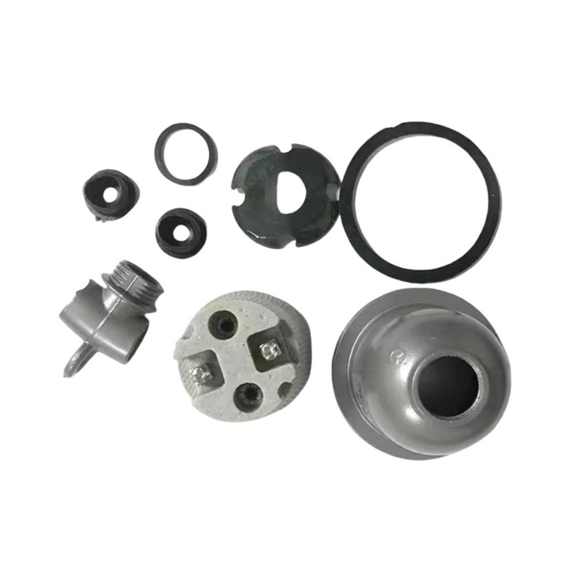 E27 Screw In Waterproof Light Socket with Heat Resistant Ceramic Head