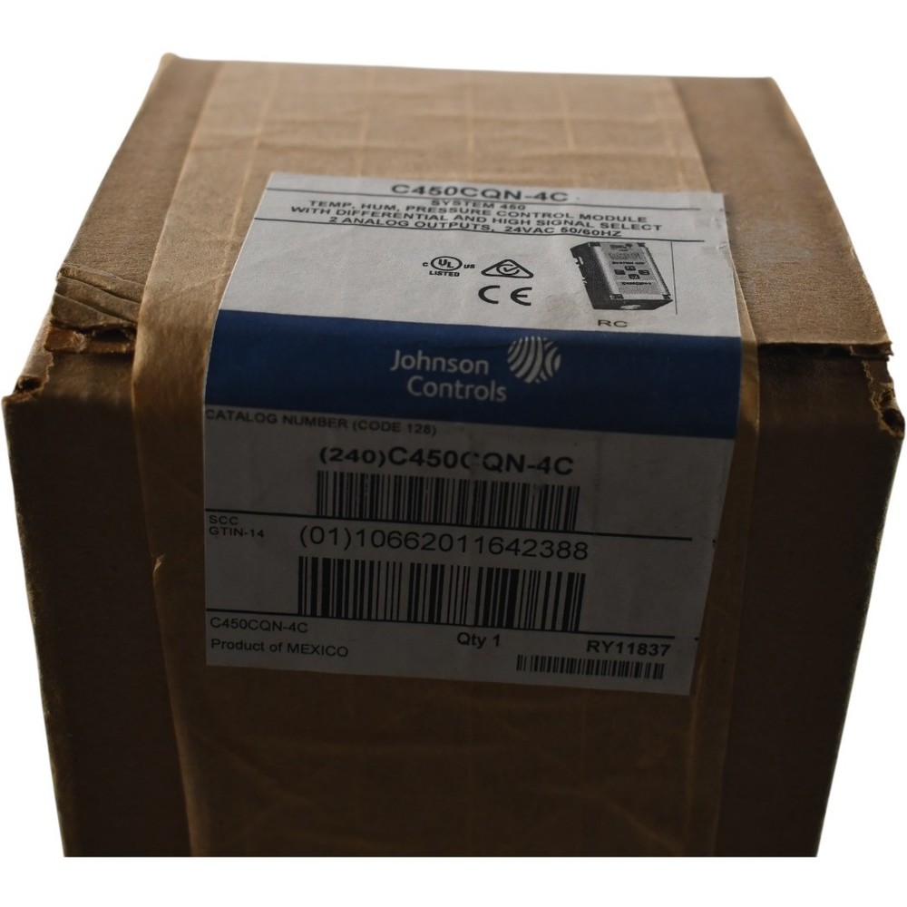 NEW Johnson Controls C450CQN-4C System 450 Control Module 2 Analog Outputs