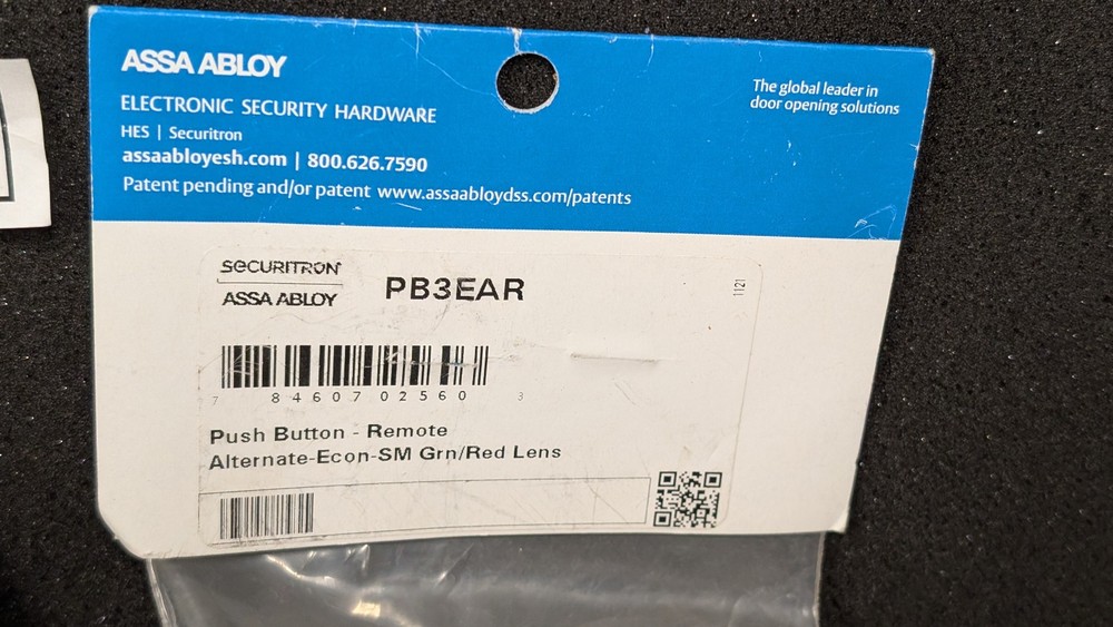 Assa Abloy push button remote PB3EAR