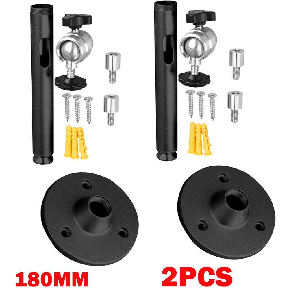 2Pc 360° Rotatable Universal Wall Ceiling Mount Stand For Mini Projector DVR NEW