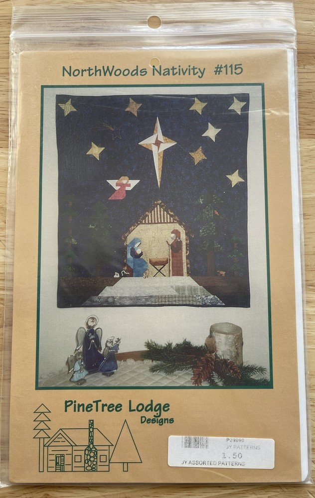 NORTHWOODS NATIVITY Quilt pattern by Pine Tree Lodge Designs