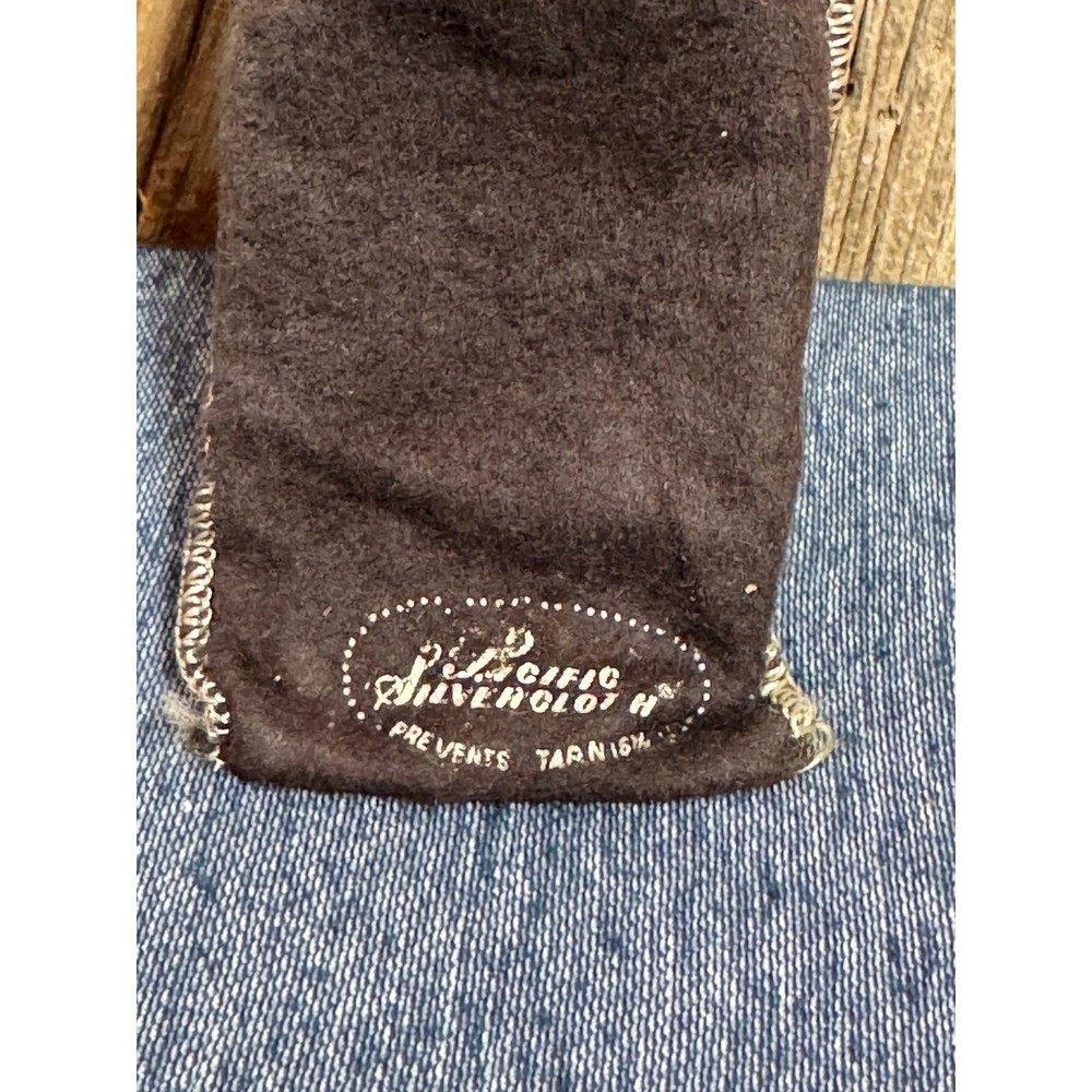 Vintage Gerity Silverplated Georgian Large Salad Serving Fork & Spoon Set w/Box